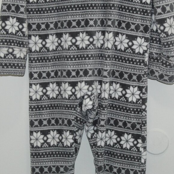 Sleepytime PJs Snowflake Onsie Pajamas Size Small - Picture 8 of 11